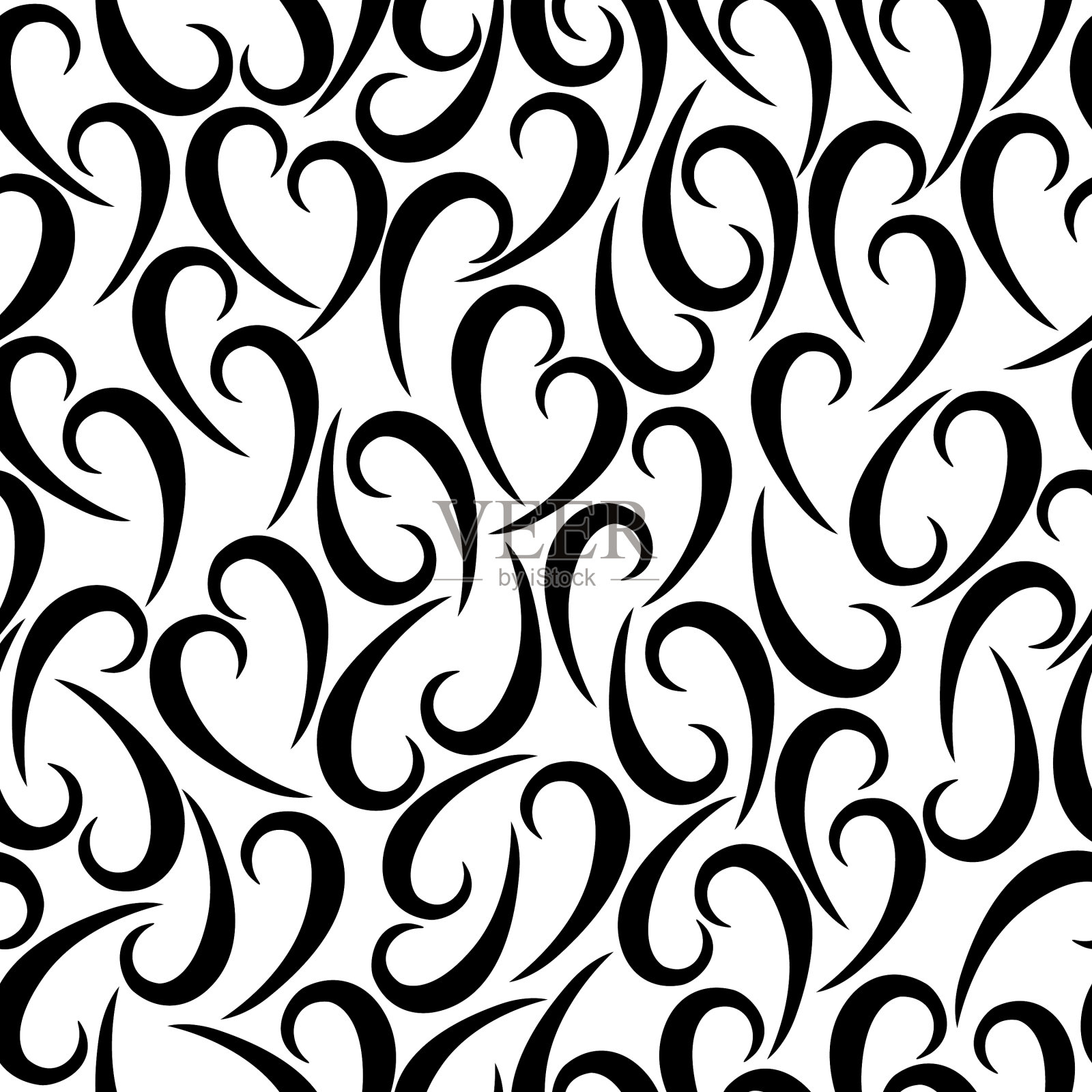 白色背景上的图案插画图片素材