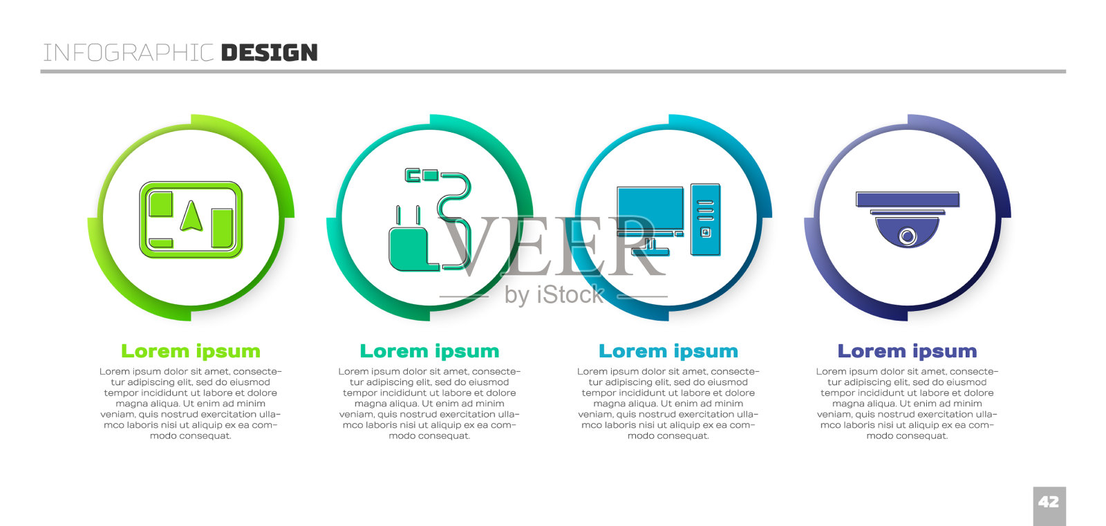设置GPS设备与地图充电器电脑显示器插画图片素材