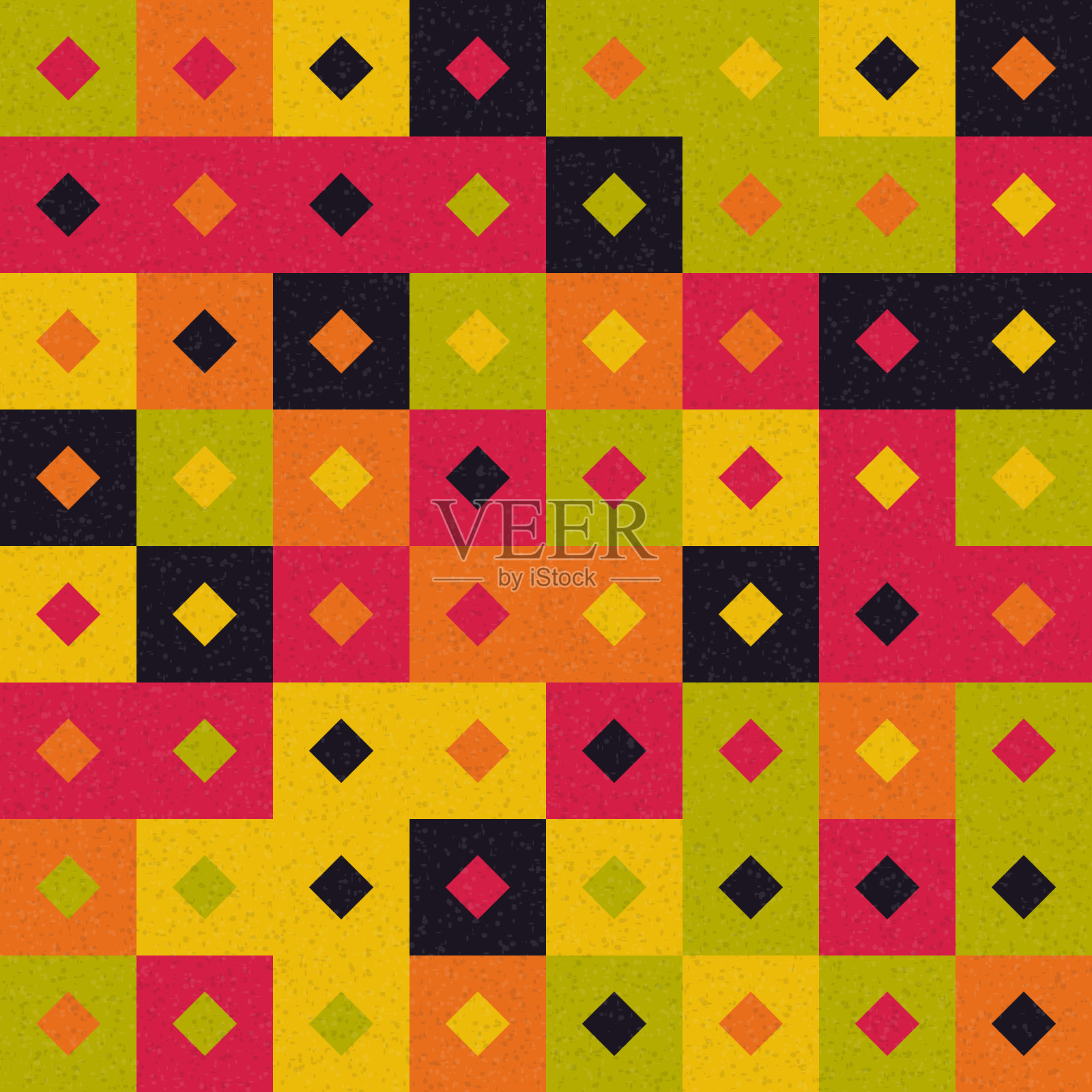 抽象几何图案生成计算艺术插图插画图片素材