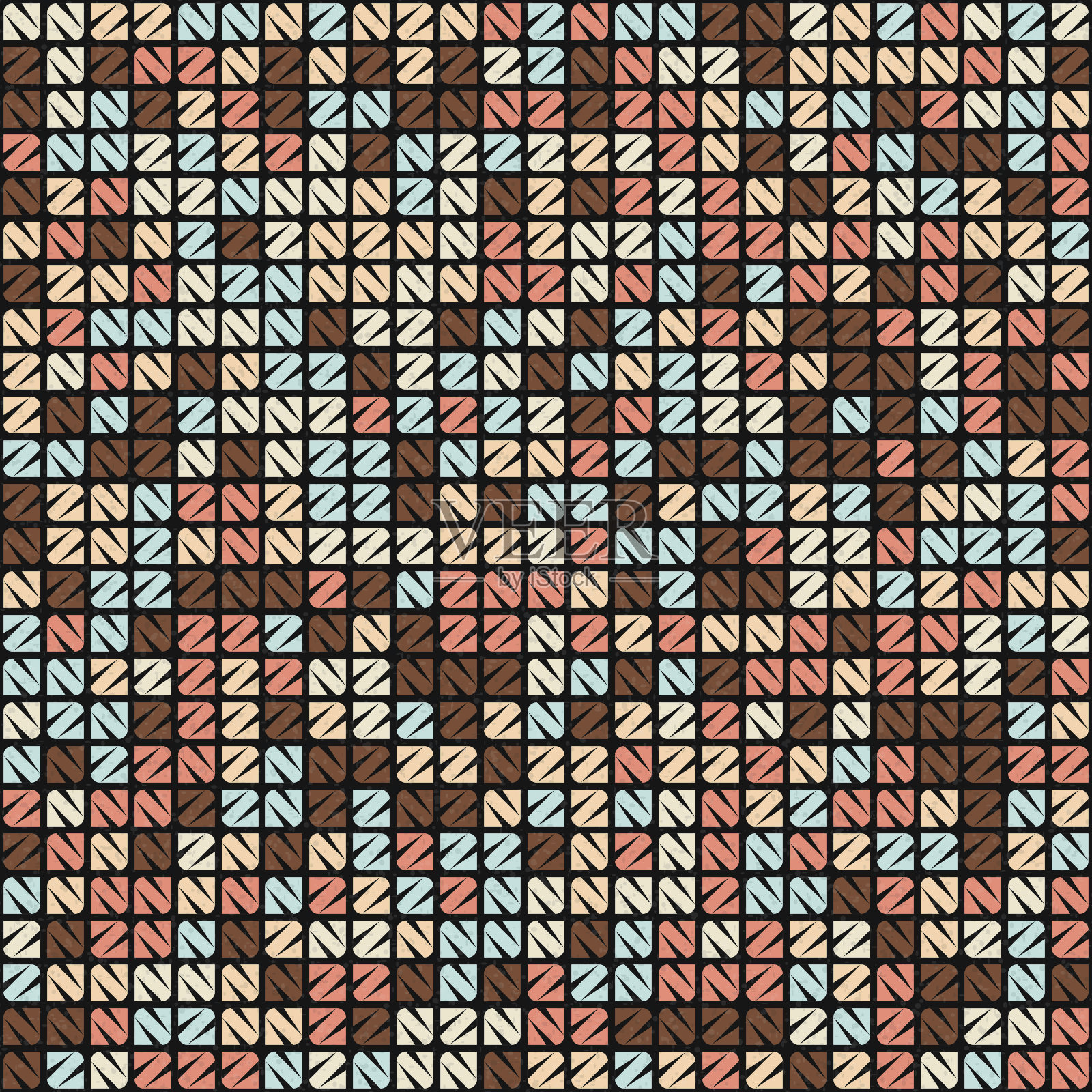 抽象几何图案生成计算艺术插图插画图片素材