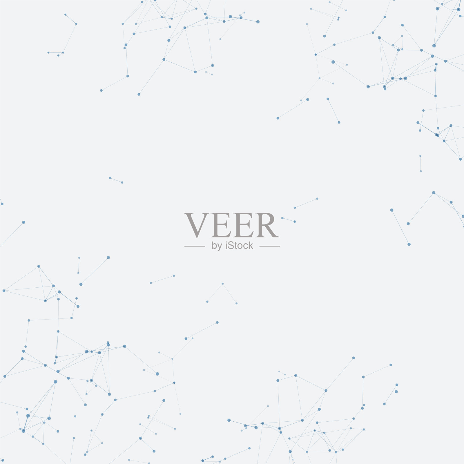 白色的背景点和线插画图片素材