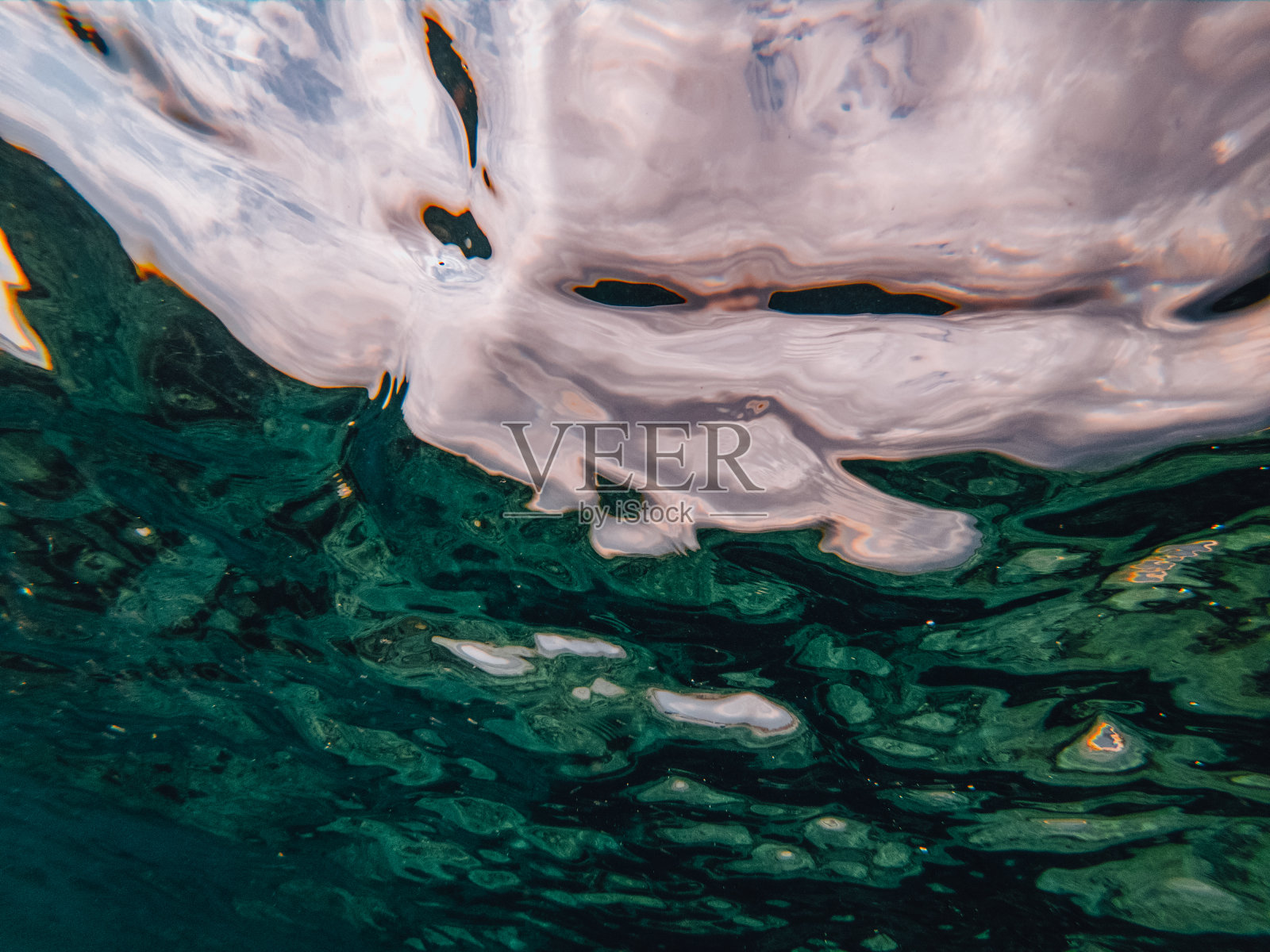 美丽的水下风景照片摄影图片