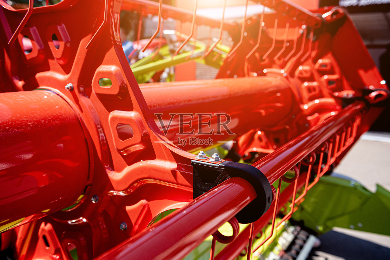 新型现代农业机械设备细节照片摄影图片