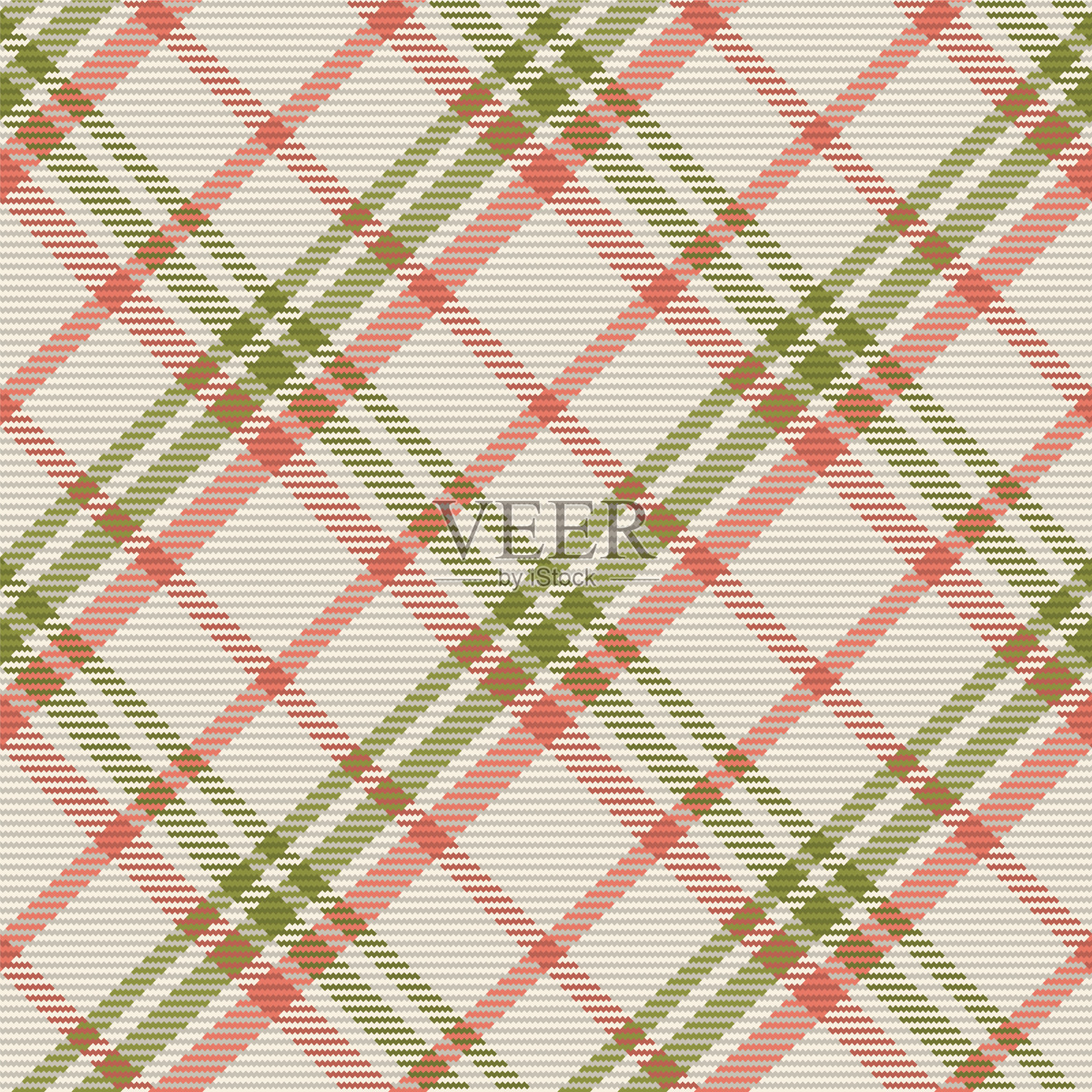 无缝图案苏格兰格子呢格子插画图片素材