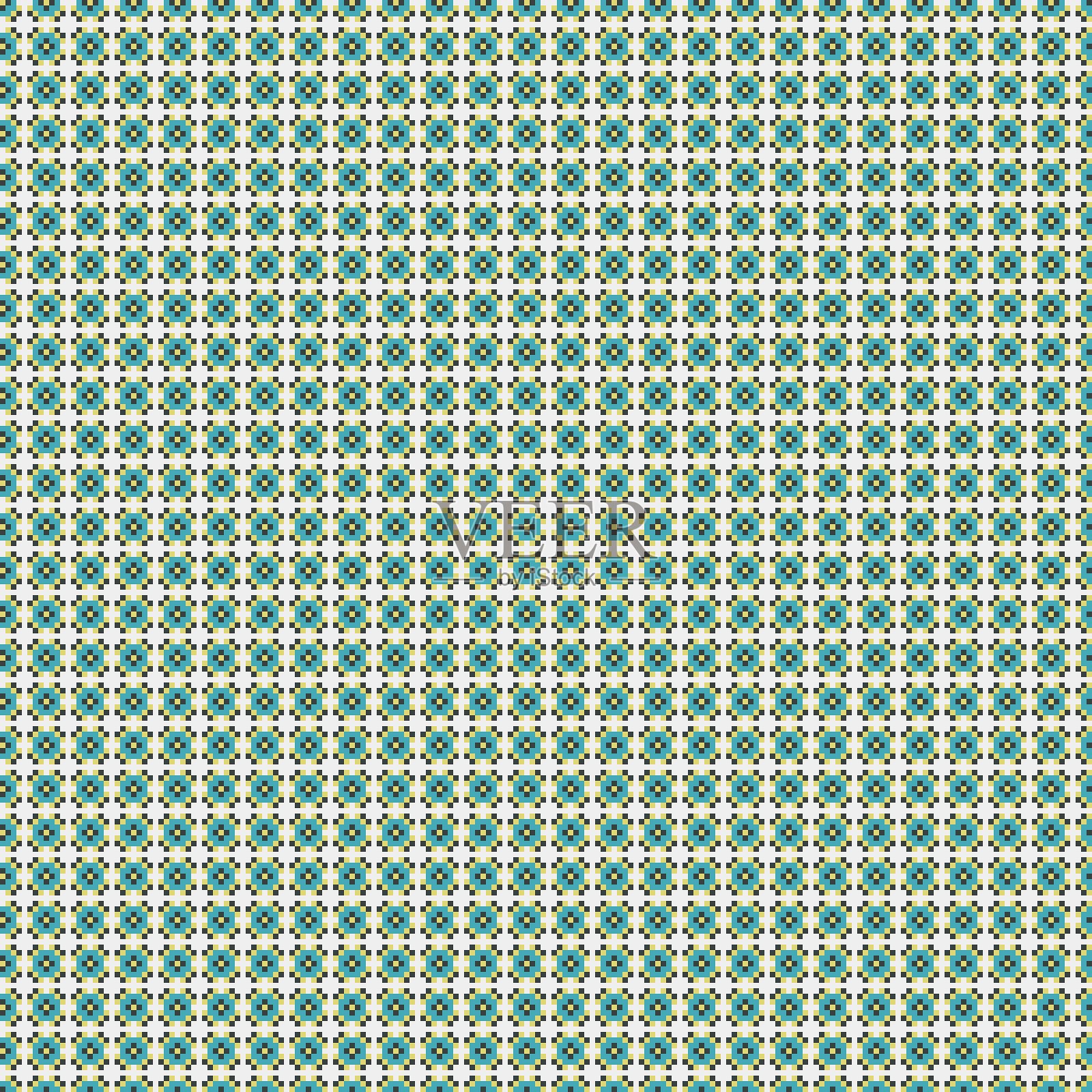 点阵生成式计算艺术插画插画图片素材