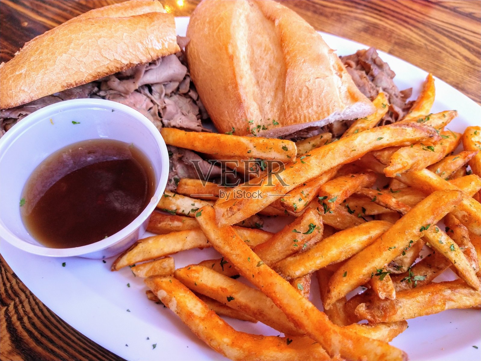 牛肉浸照片摄影图片