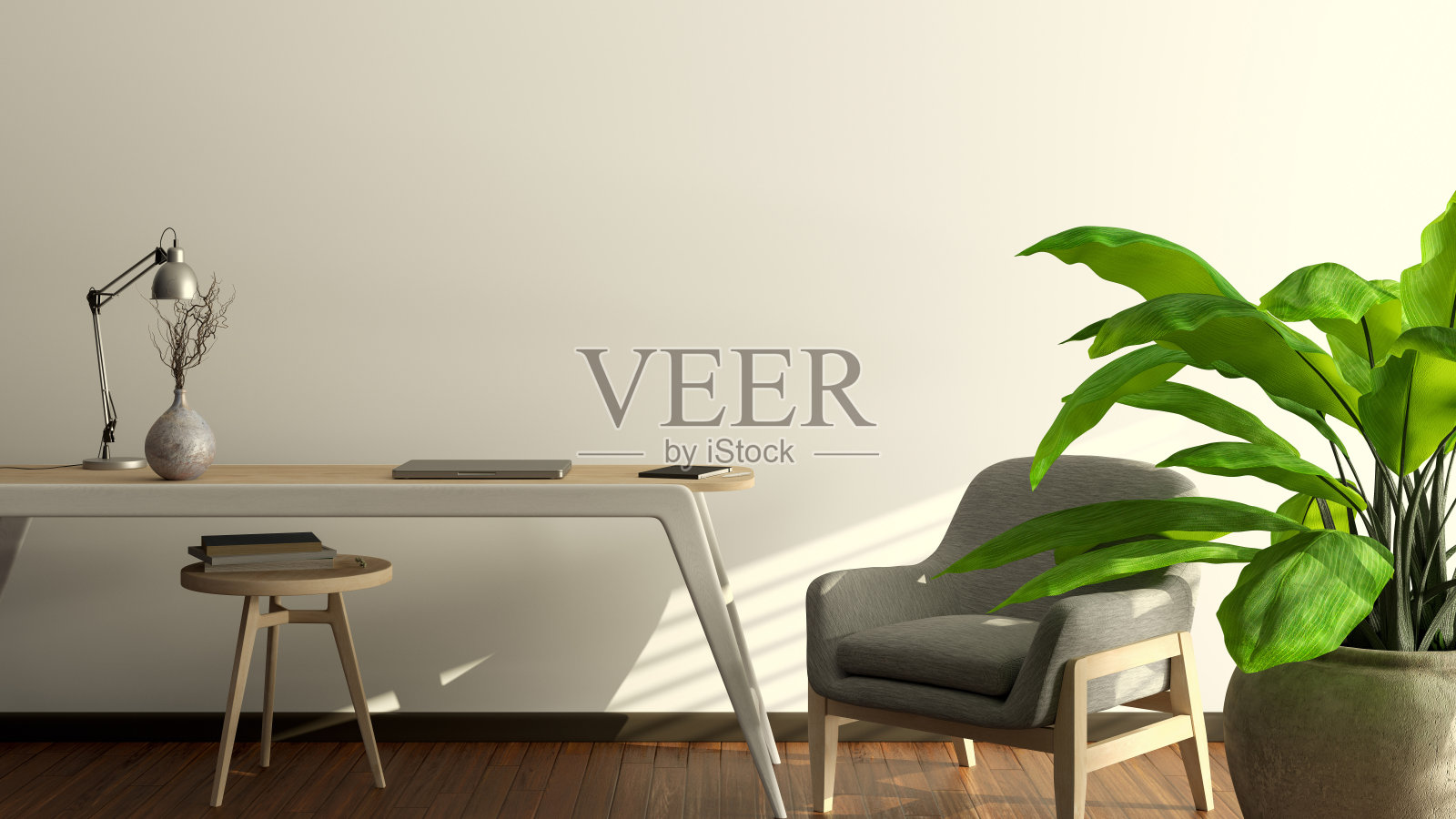 客厅里的白墙照片摄影图片