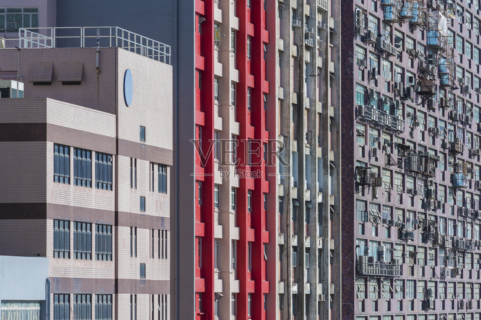 香港城市工业建筑外观照片摄影图片