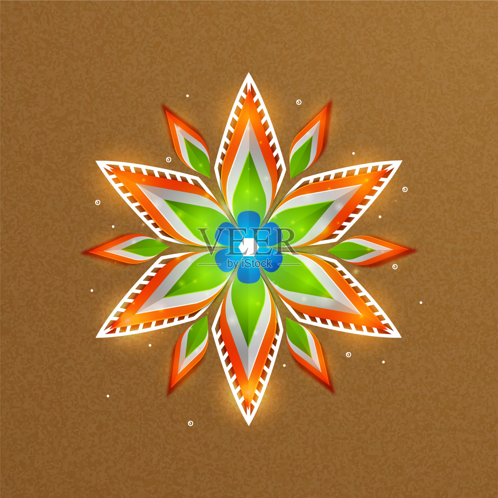 国旗为共和国日涂色插画图片素材