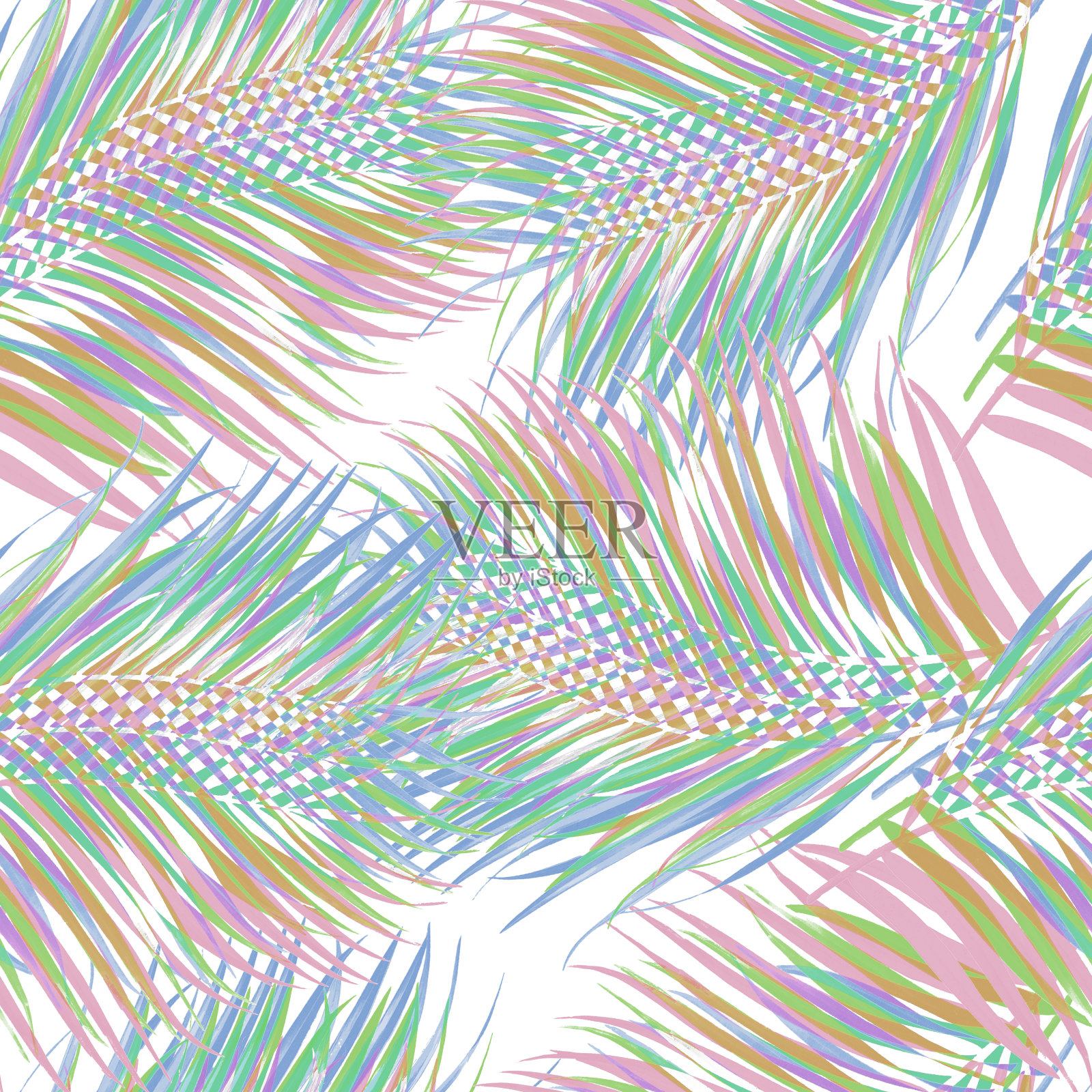 手掌重复无缝图案照片摄影图片