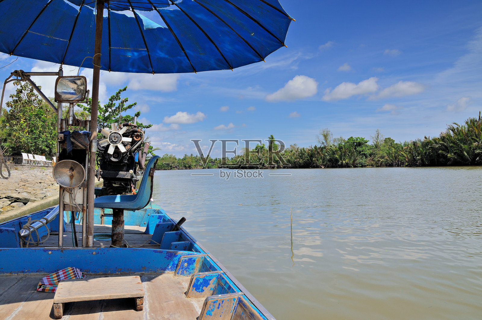 北phanang河Nakhon Si Thammarat的船只服务照片摄影图片
