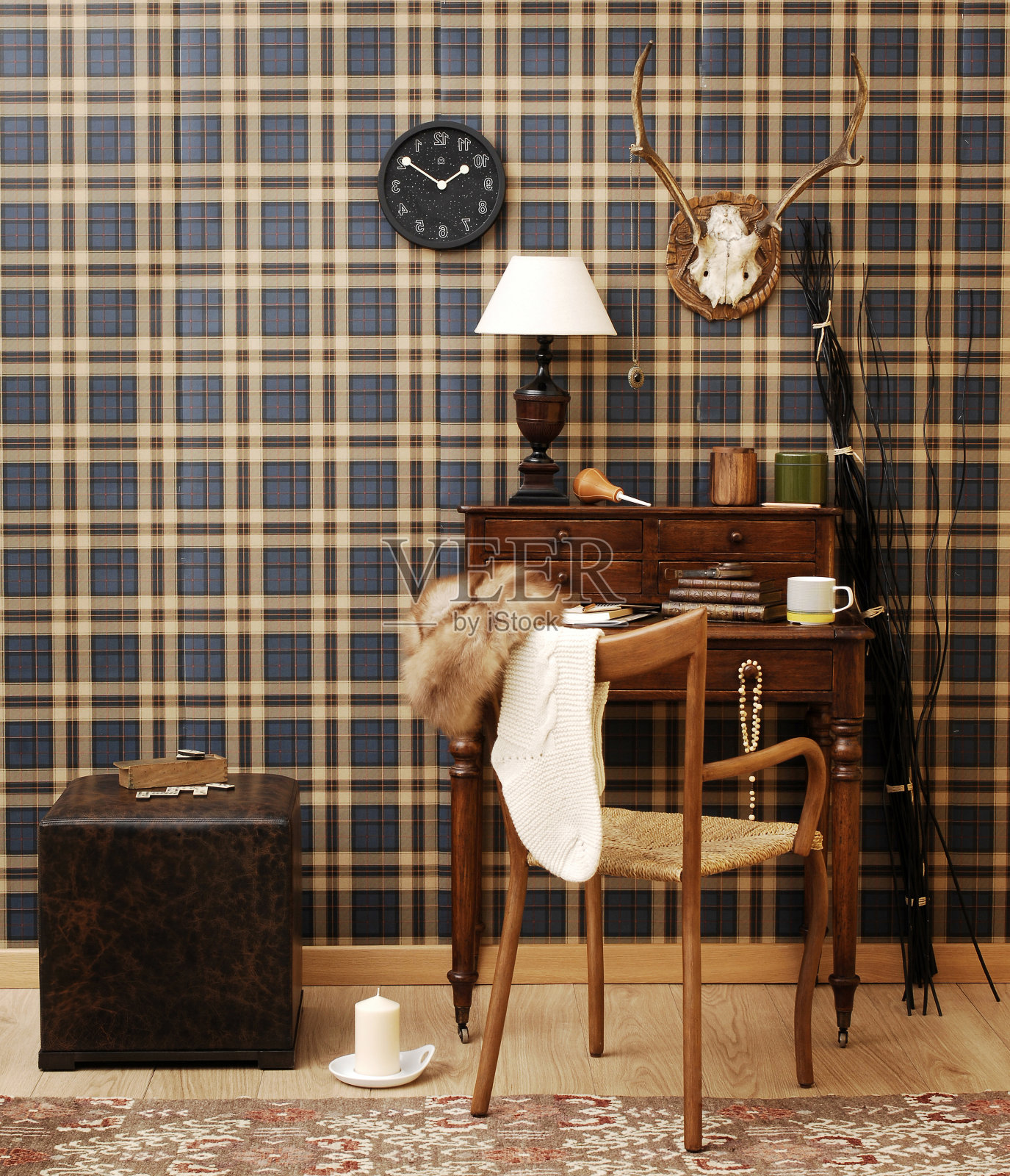 现代家居室内客厅设计风格照片摄影图片