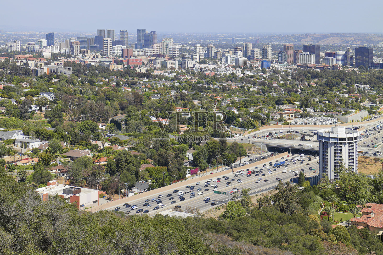 西洛杉矶天际照片摄影图片
