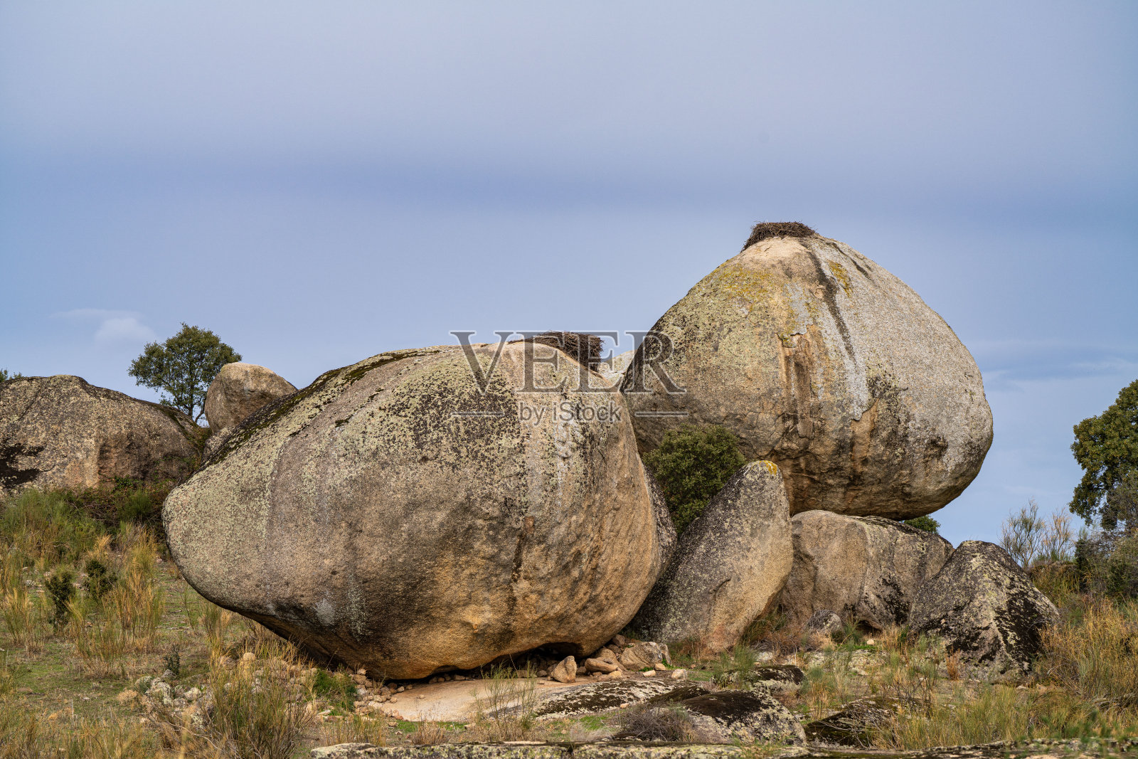 Los Barruecos Natural Monument, Malpartida de Caceres,埃斯特雷马杜拉,西班牙。照片摄影图片