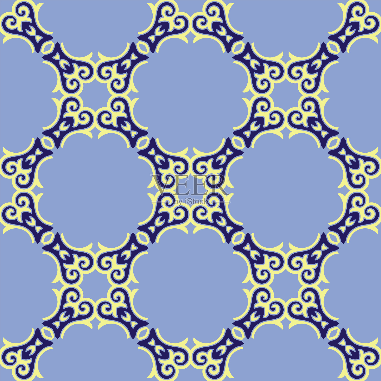 无缝隙花纹背景插画图片素材