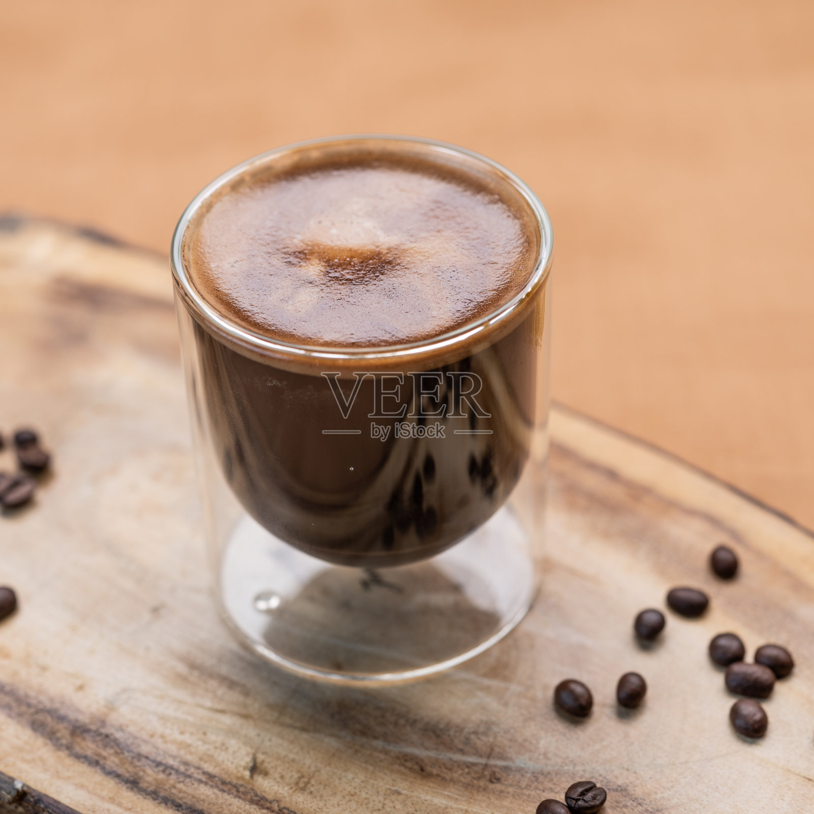 双枪咖啡照片摄影图片