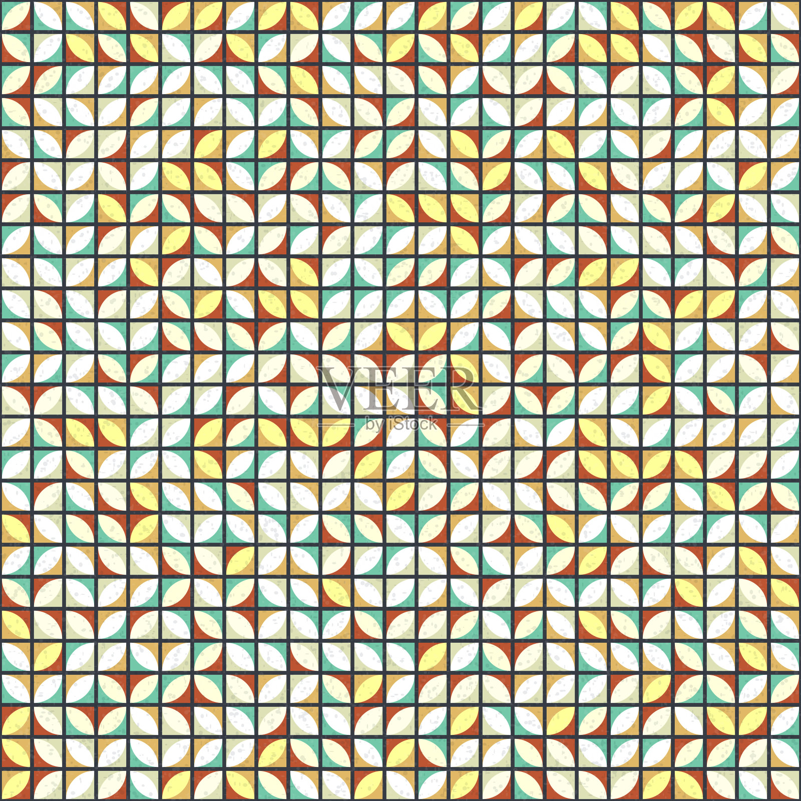 抽象几何图案生成计算艺术插图插画图片素材