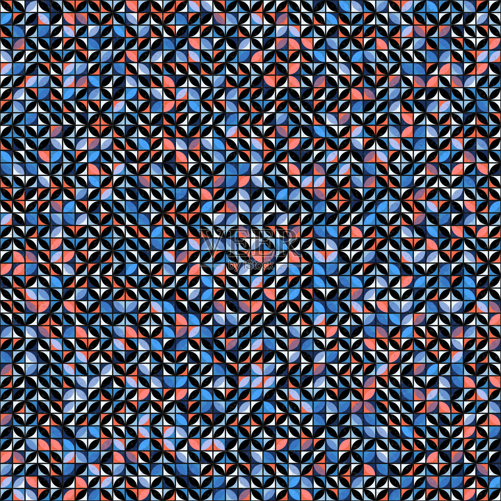 抽象几何图案生成计算艺术插图插画图片素材