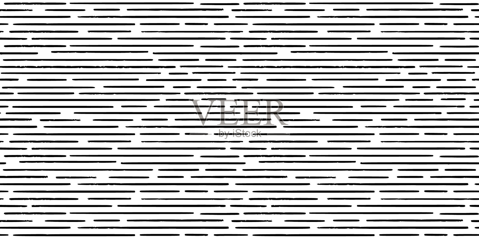 手绘黑白无缝纹理用插画图片素材