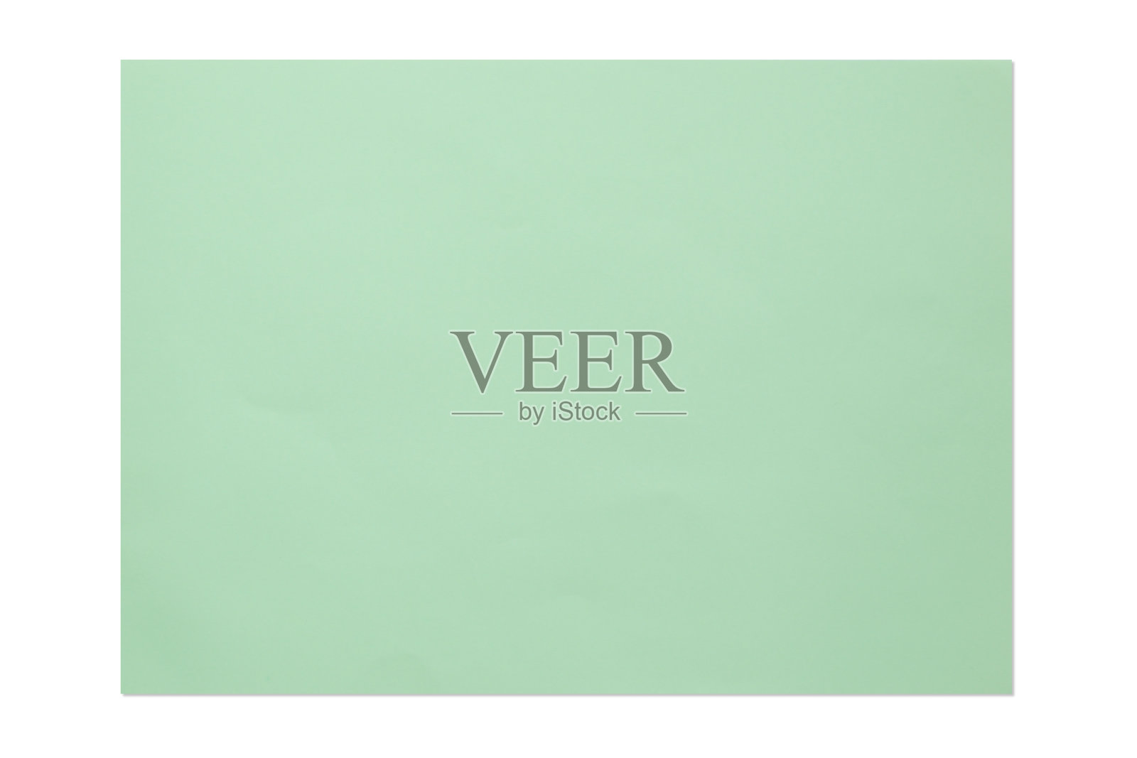 绿色空白4A纸孤立照片摄影图片