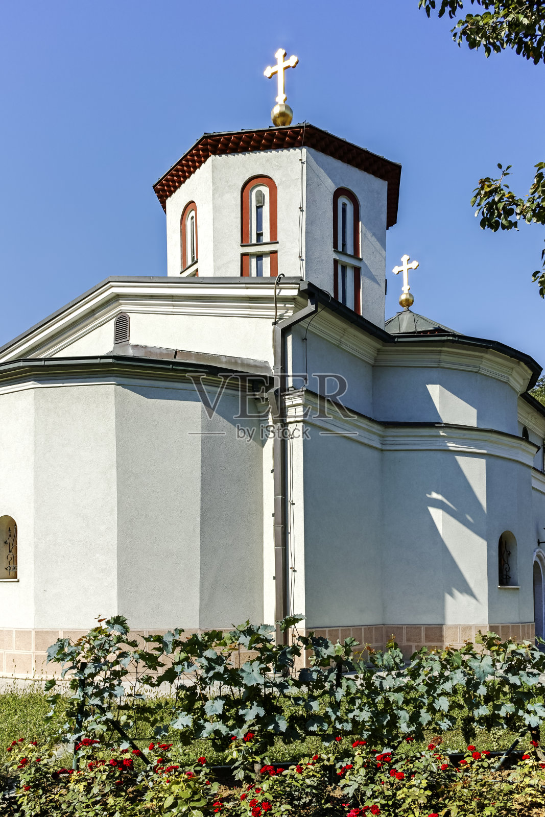 塞尔维亚贝尔格莱德附近的中世纪Rakovica修道院照片摄影图片