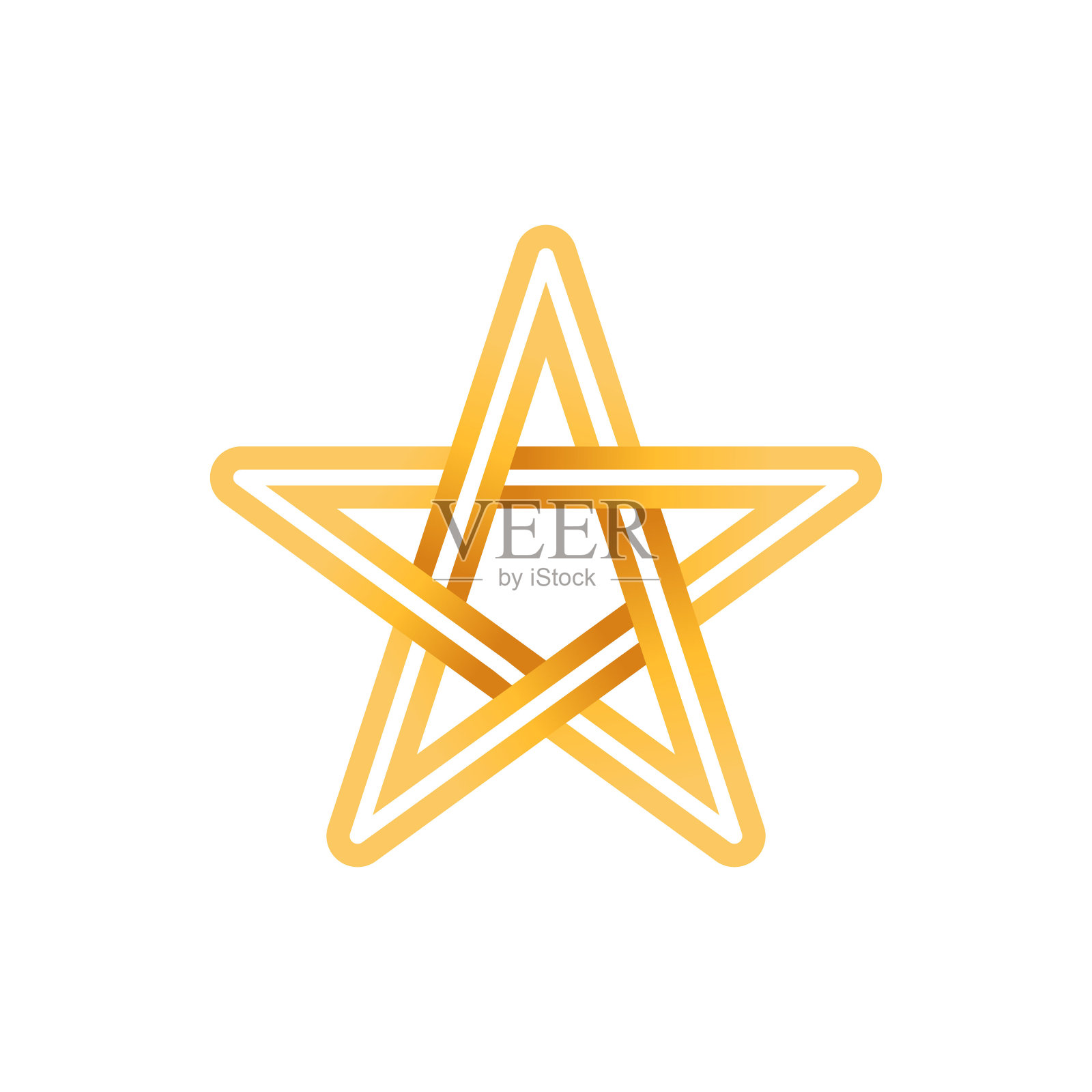 摘要星标志图标设计矢量模板。简约优雅的星牌设计理念。星标志图标矢量设计模板,为企业,品牌,公司,网站,符号,企业,标志。设计元素图片