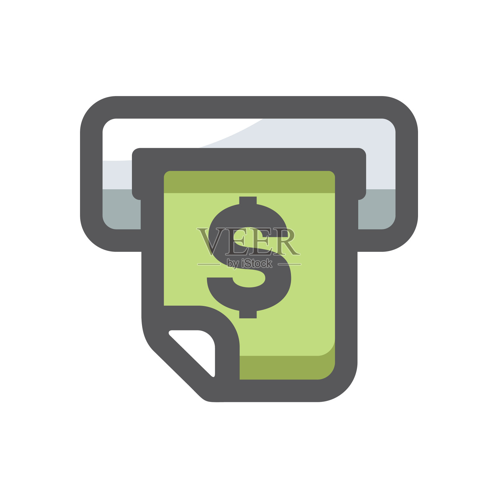 自动取款机付款图标卡通图标素材