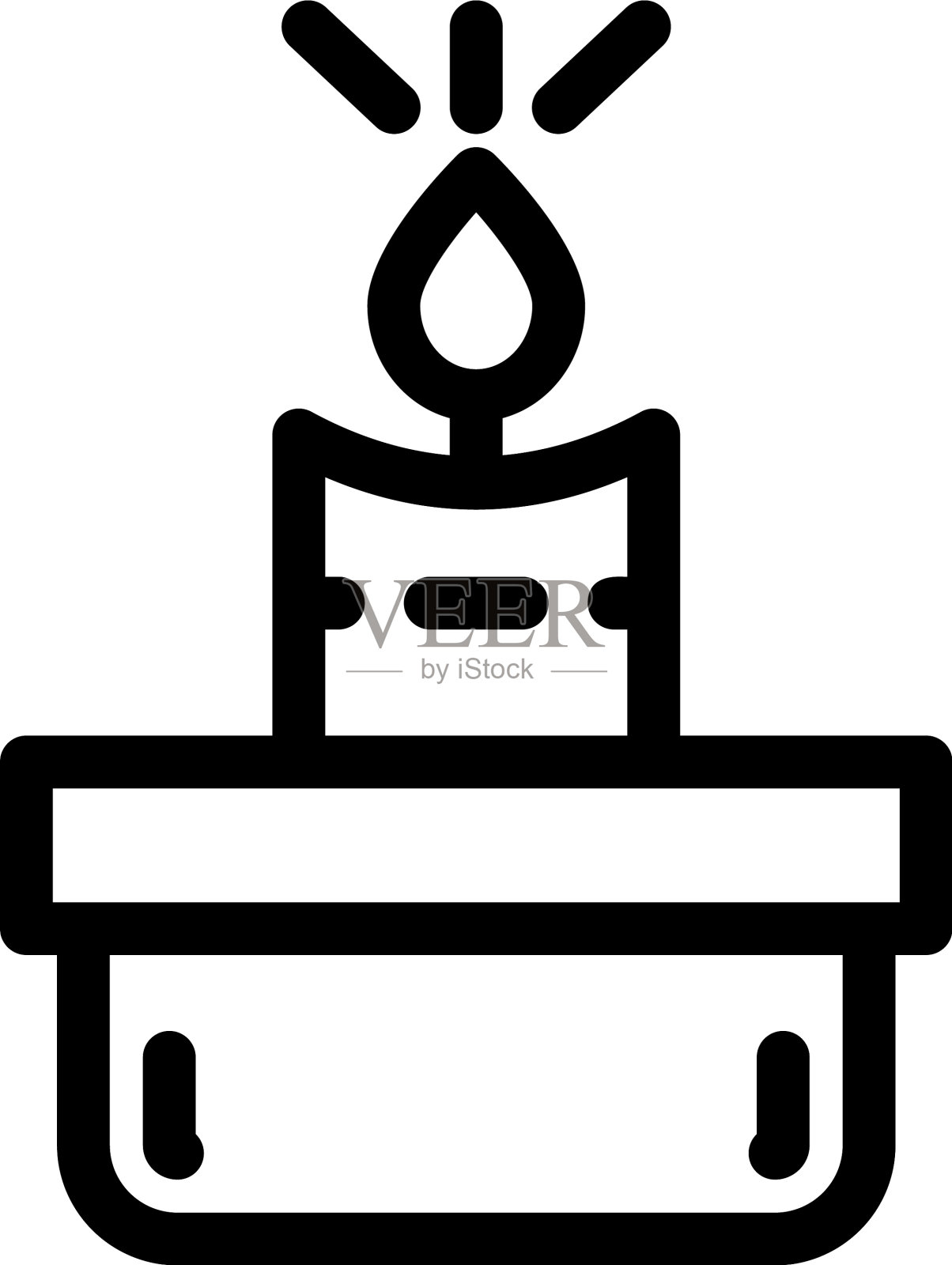 蜡烛插画图片素材