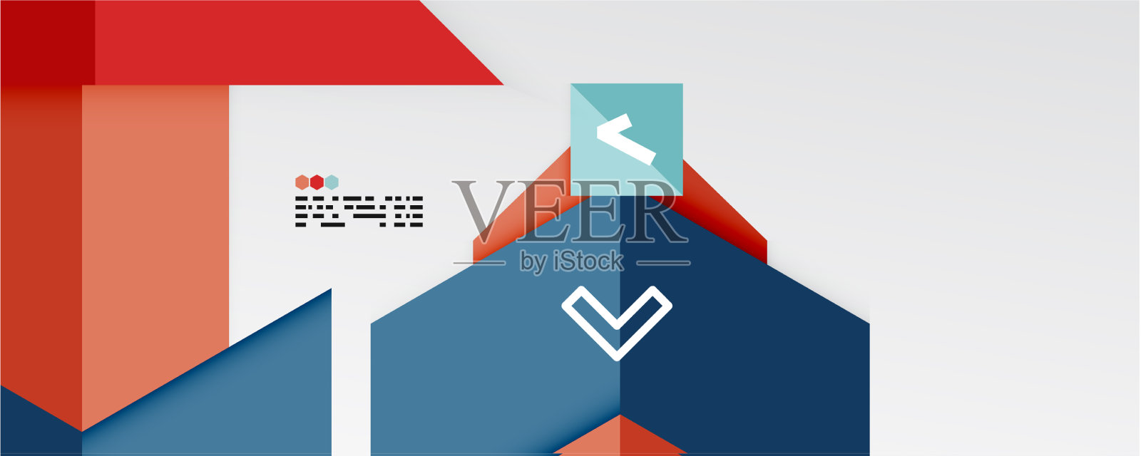 闪闪发光的三角形和几何形状插画图片素材