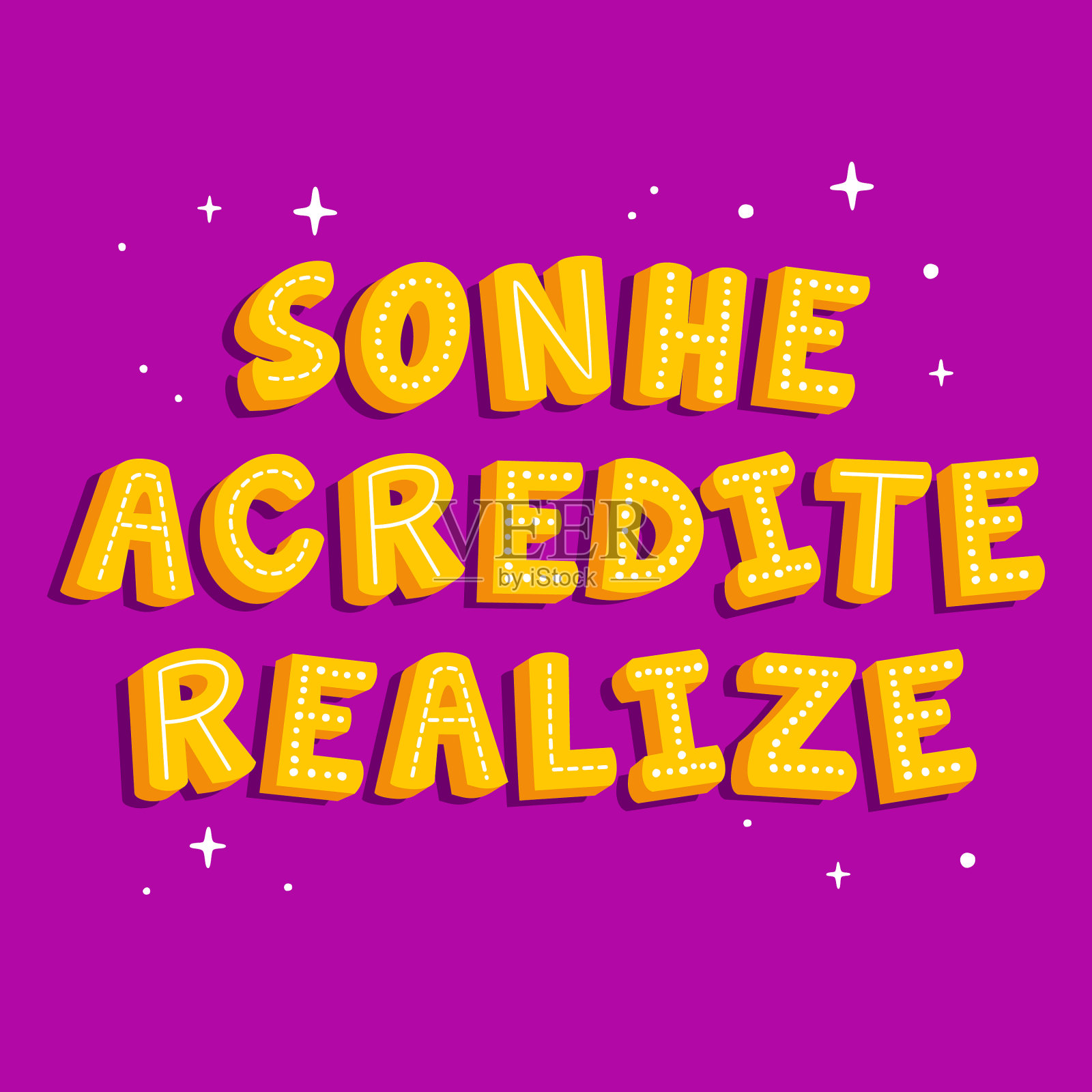 这是巴西葡萄牙语中一个有趣的短语。插画图片素材