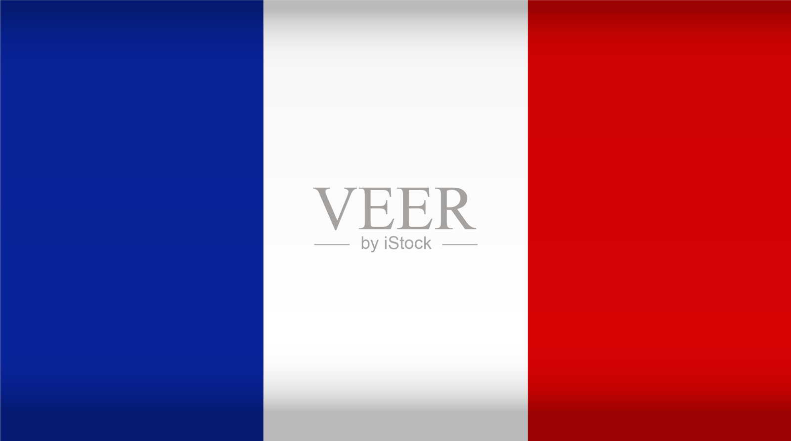 国旗法国颜色象征孤立插画图片素材