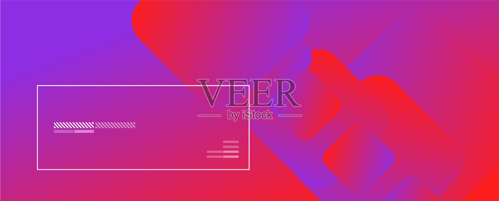 正方形形状构成几何抽象插画图片素材