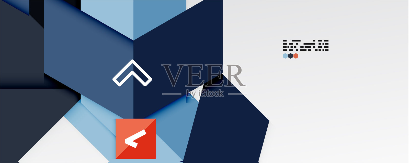 闪闪发光的三角形和几何形状插画图片素材