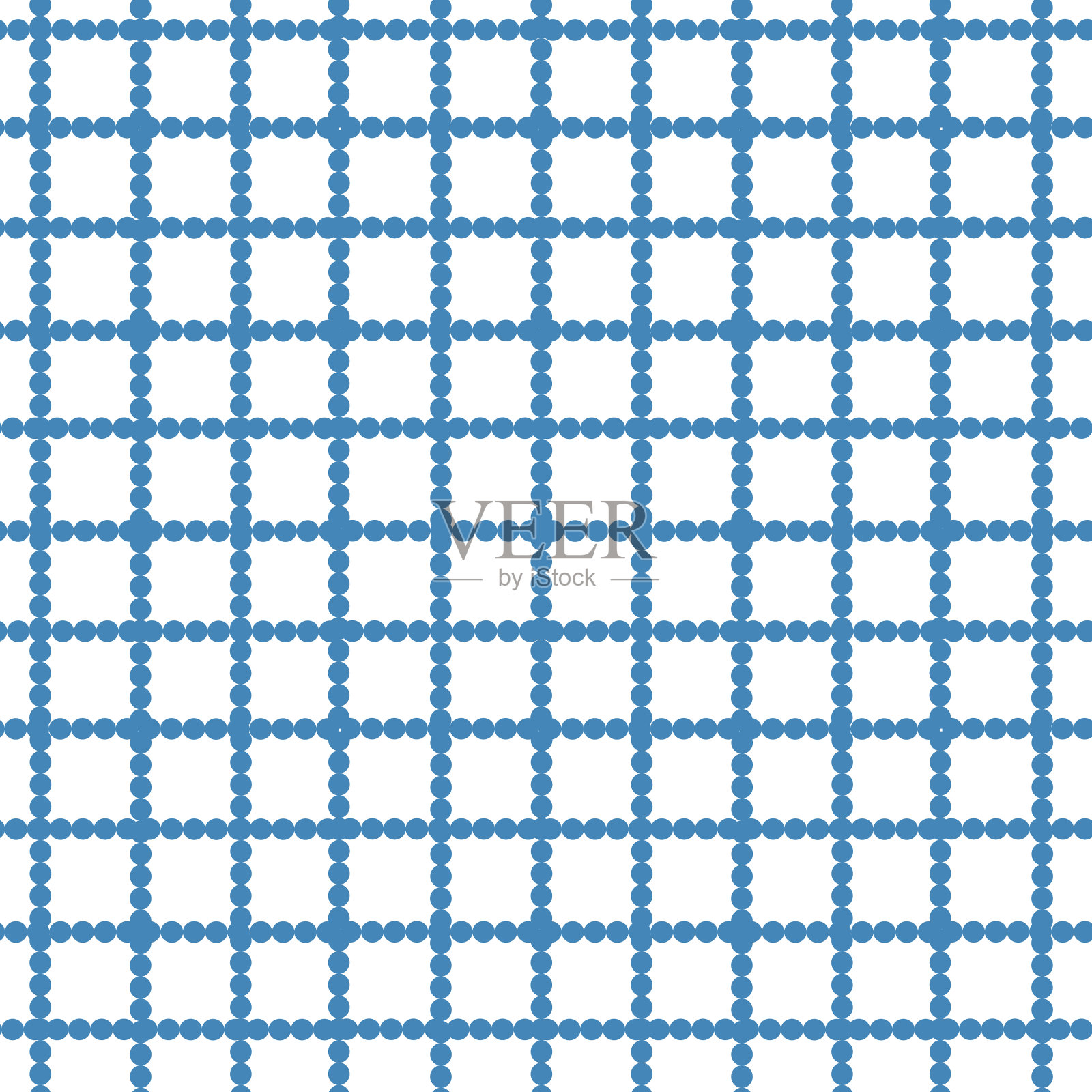 无缝彩色背景图案,各种几何形状-矢量插画图片素材