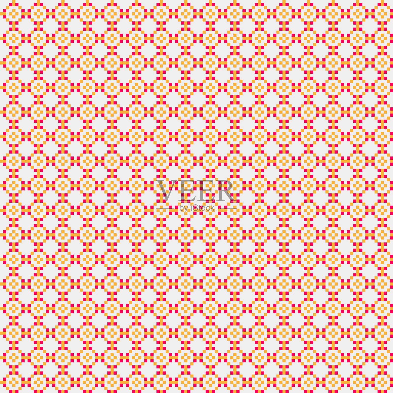 点阵生成式计算艺术插画插画图片素材