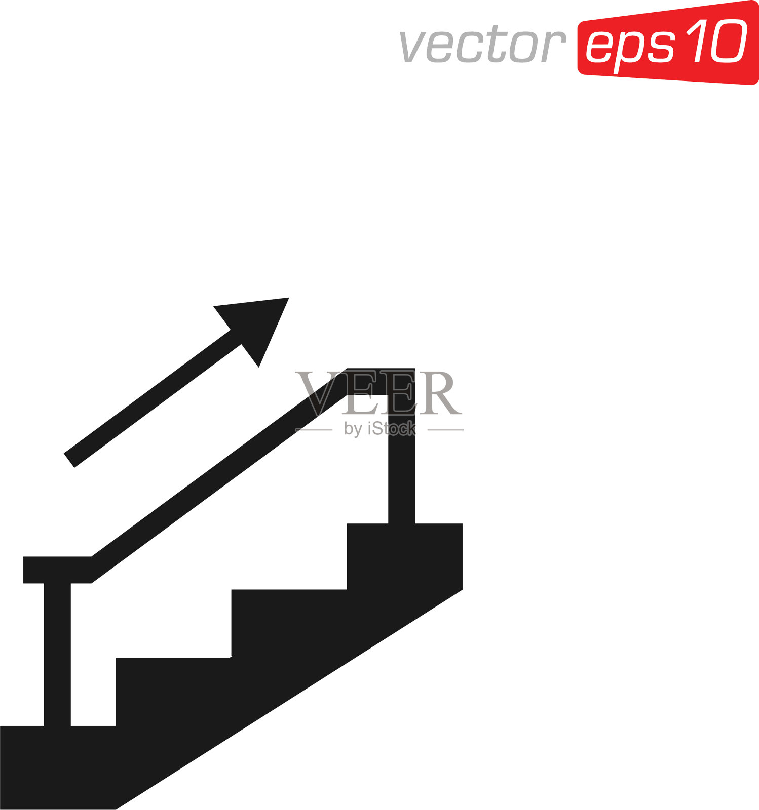 楼梯或梯子图标设计插画图片素材