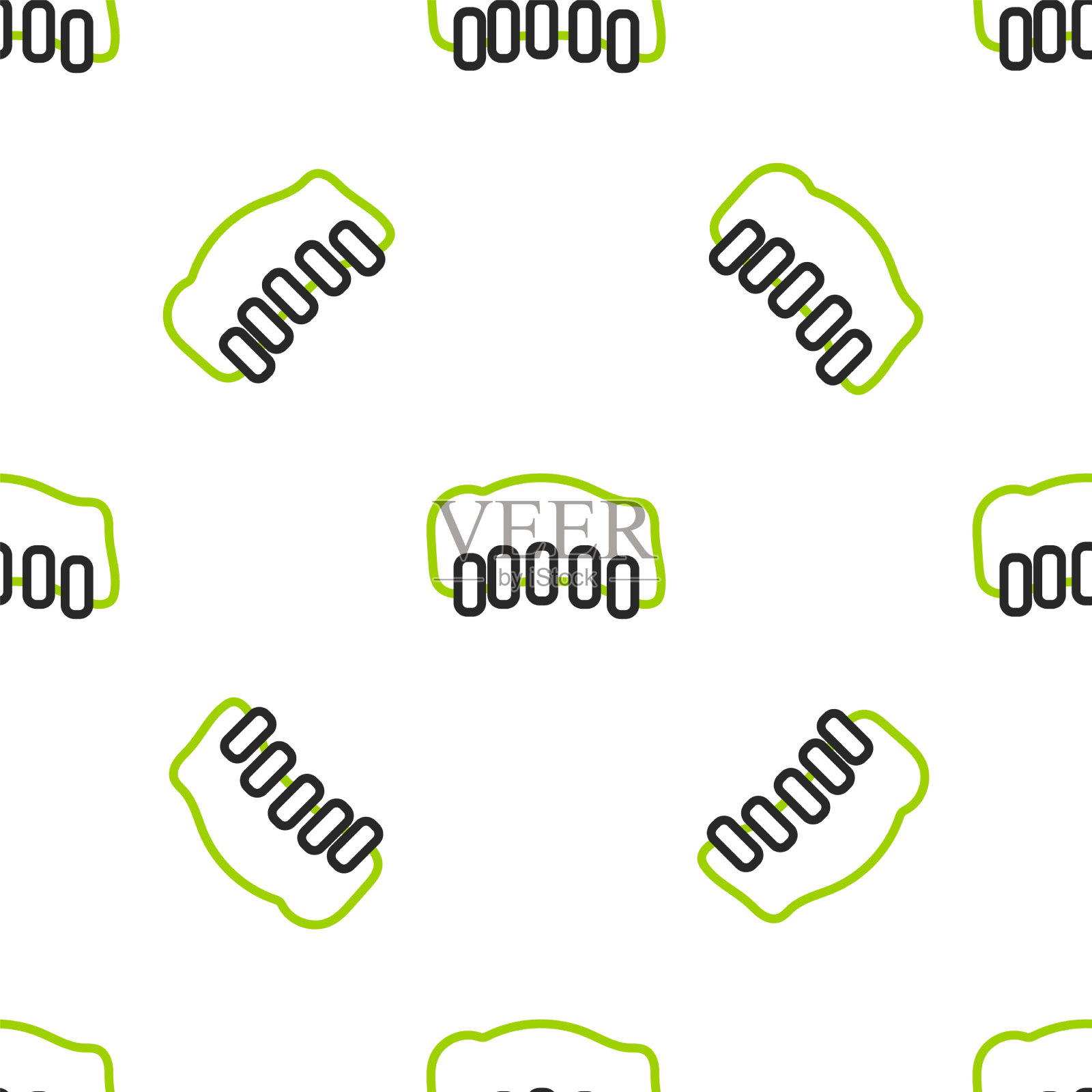 线烤猪肉,烧烤排骨图标孤立无缝插画图片素材