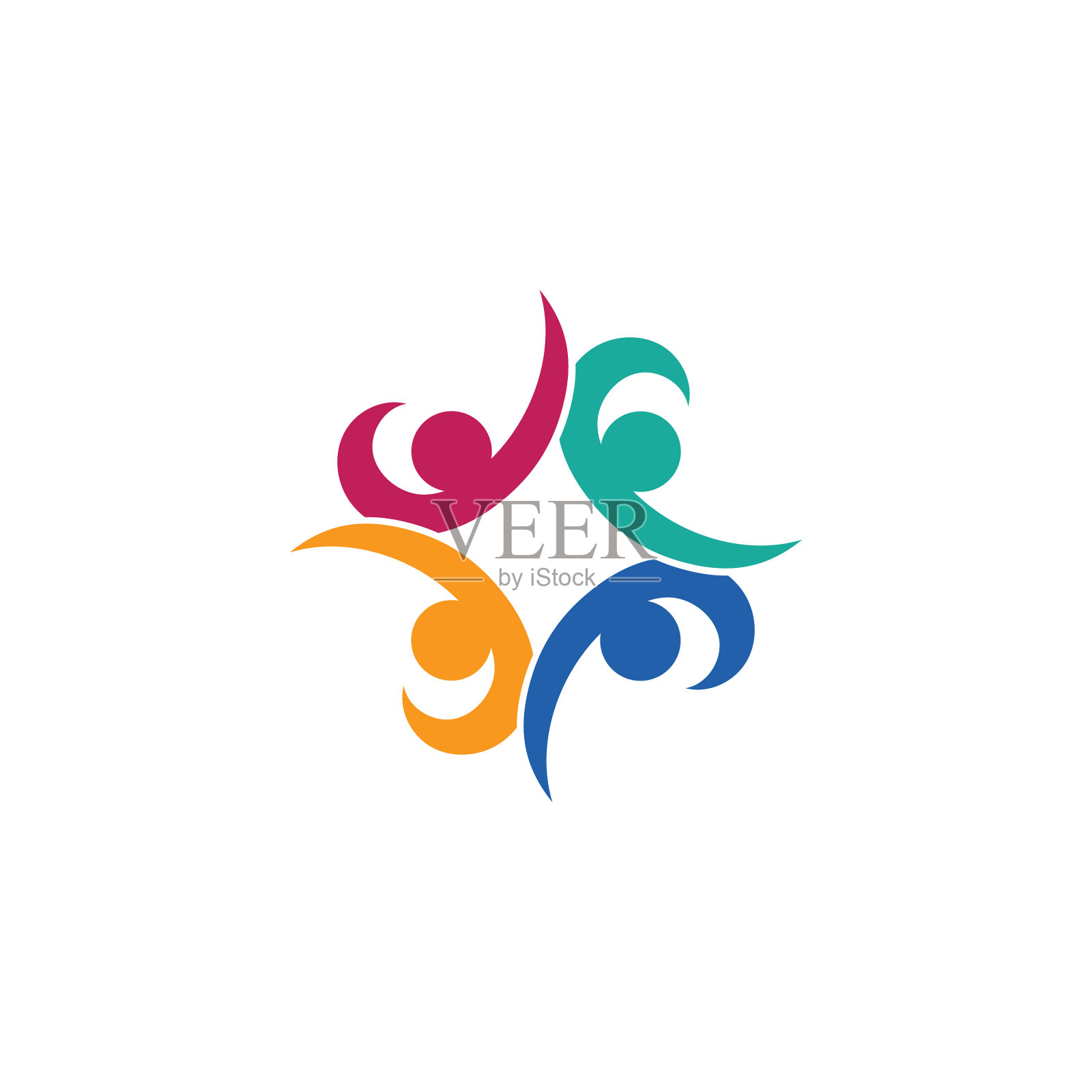 社区团体、家庭和社会标志图标素材