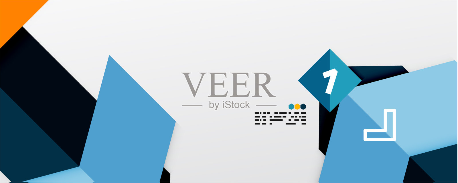 闪闪发光的三角形和几何形状插画图片素材