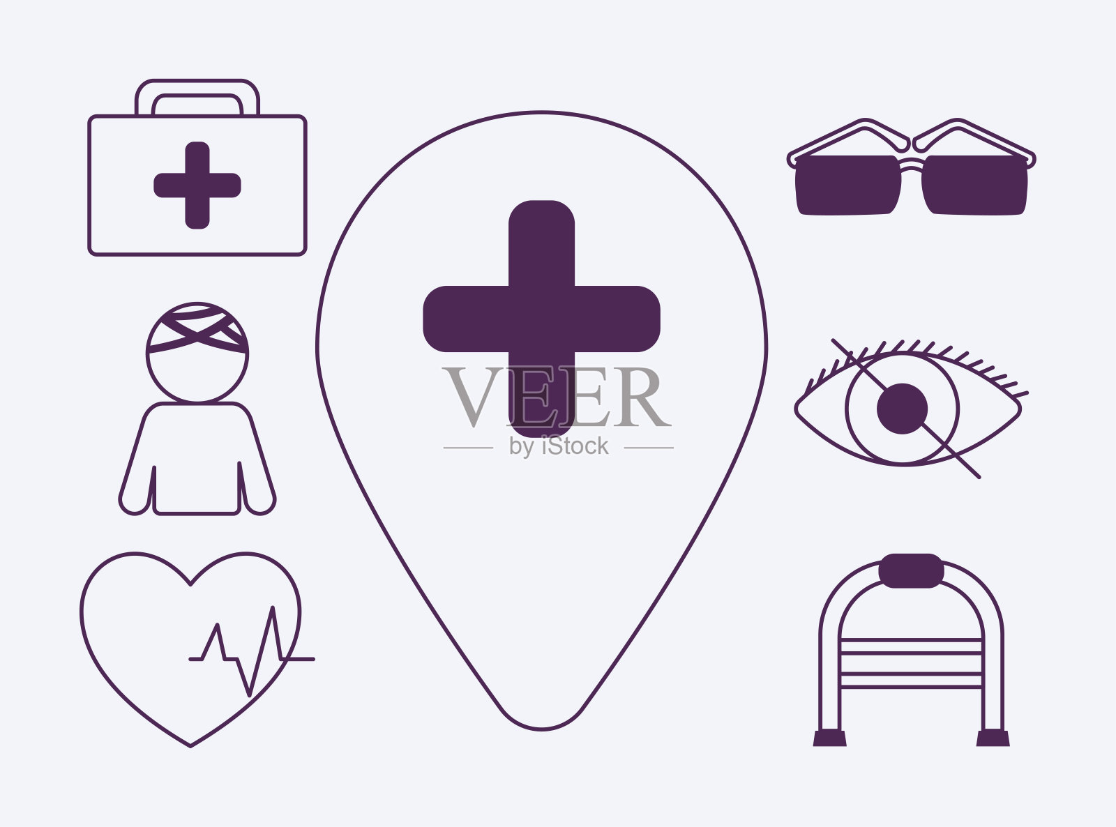 禁用无障碍图标图标素材
