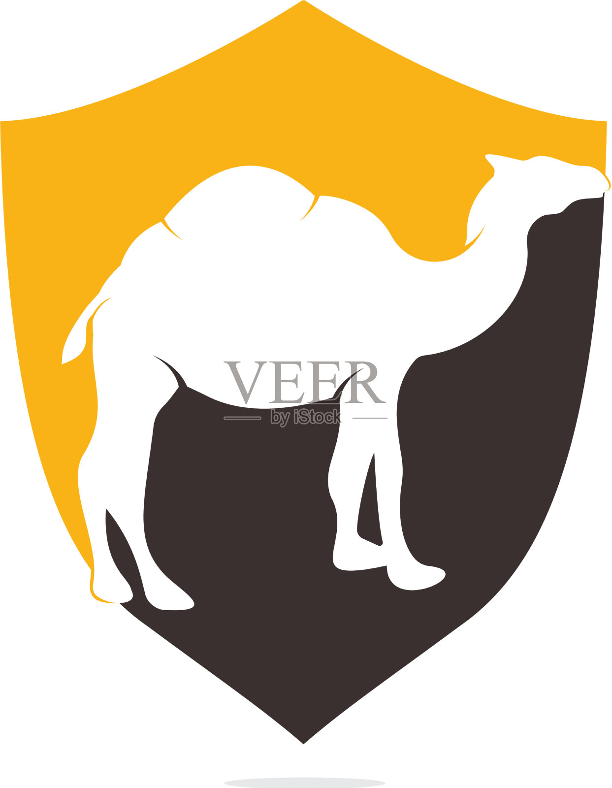 骆驼标志模板图标插画图片素材