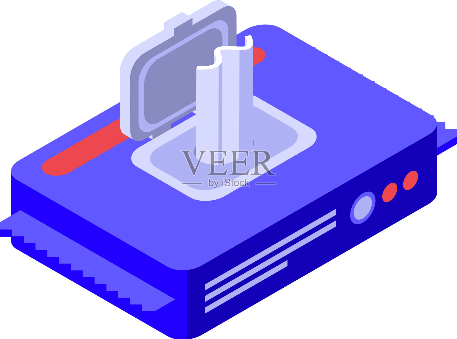 变态反应组织图标等距样式插画图片素材