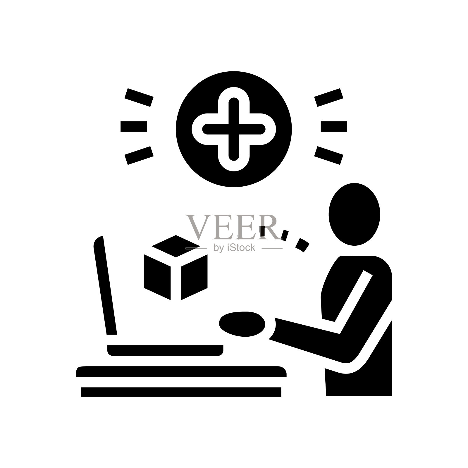 用户社交媒体ugc图形图标矢量插图图标素材