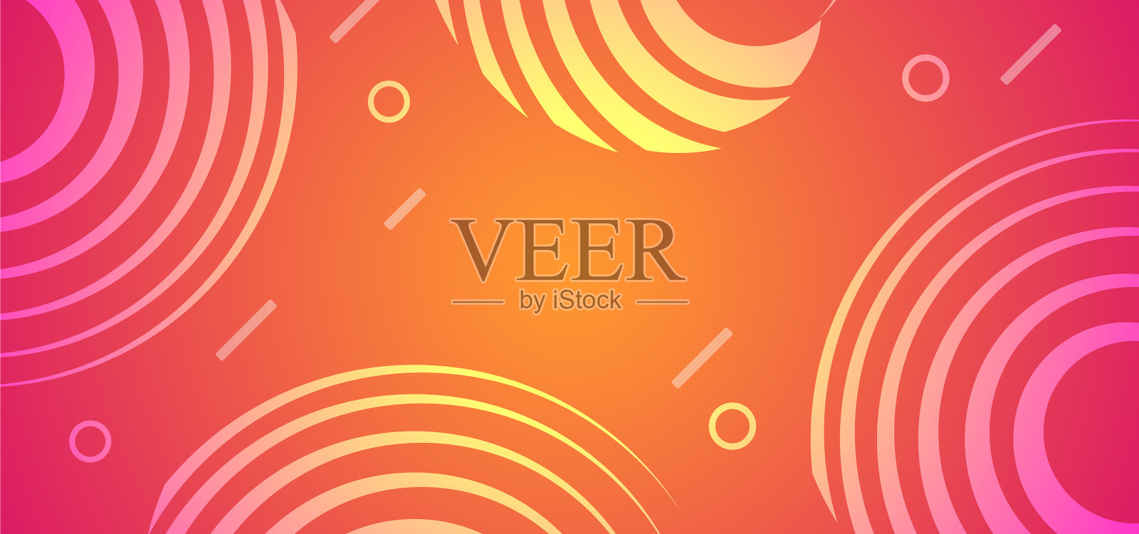 现代几何美丽的背景雅横幅插画图片素材