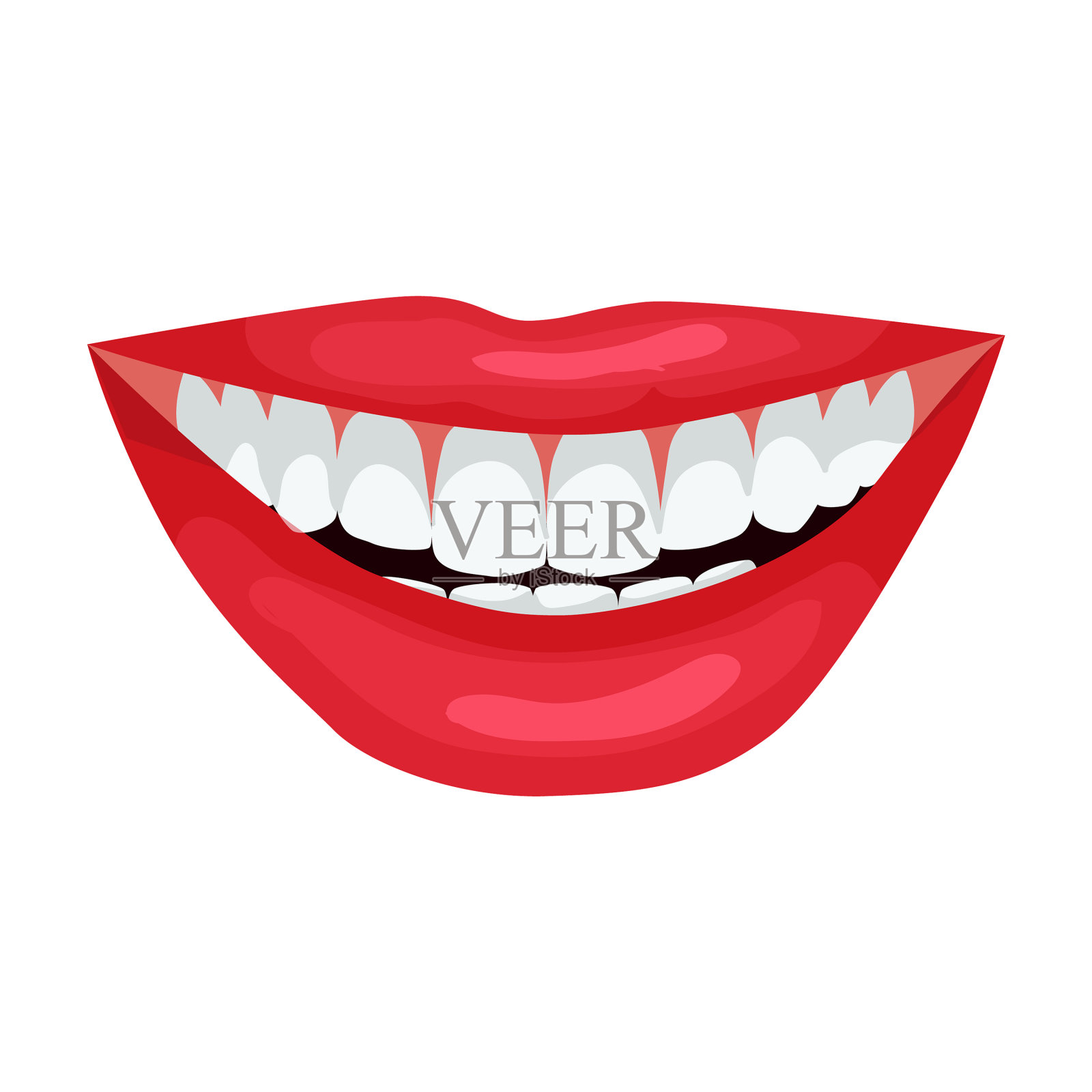 女性嘴唇偶像卡通偶像设计元素图片