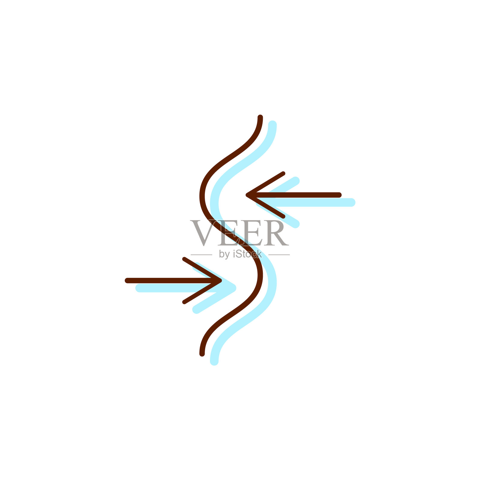 强度材料平面图标。面料特性。弹性的纺织工业。材料的质量。纤维类型插画图片素材