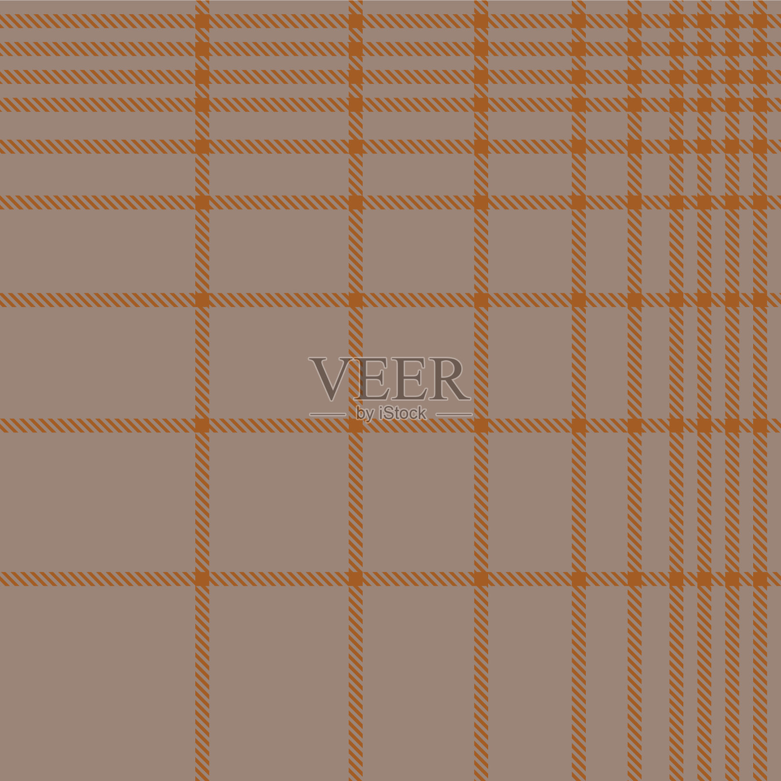 棕色渐变格子纹理无缝图案插画图片素材