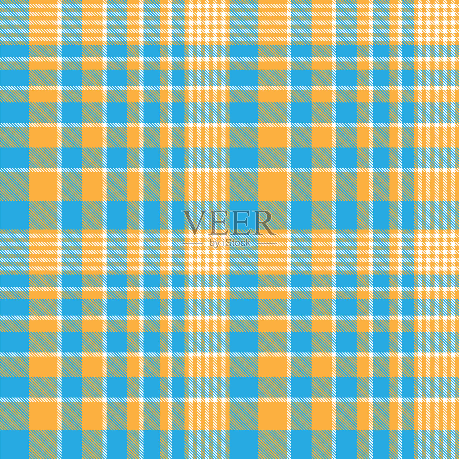 橙色渐变格子纹理无缝图案插画图片素材