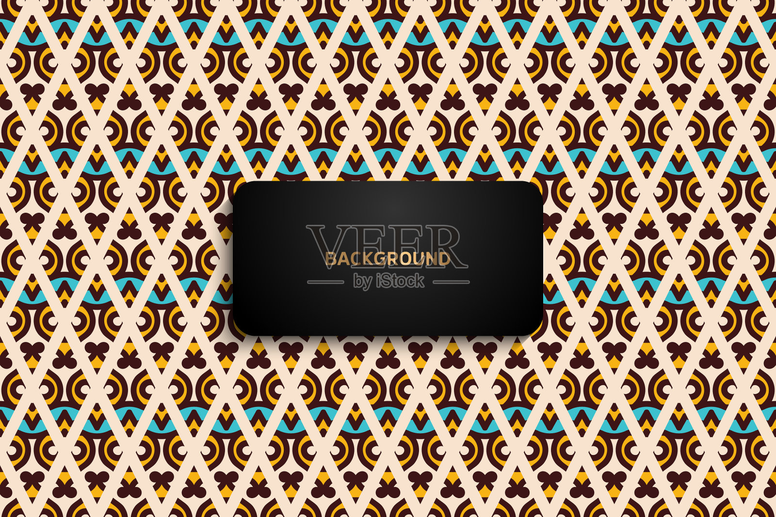 曼陀罗无缝图案复古装饰插画图片素材