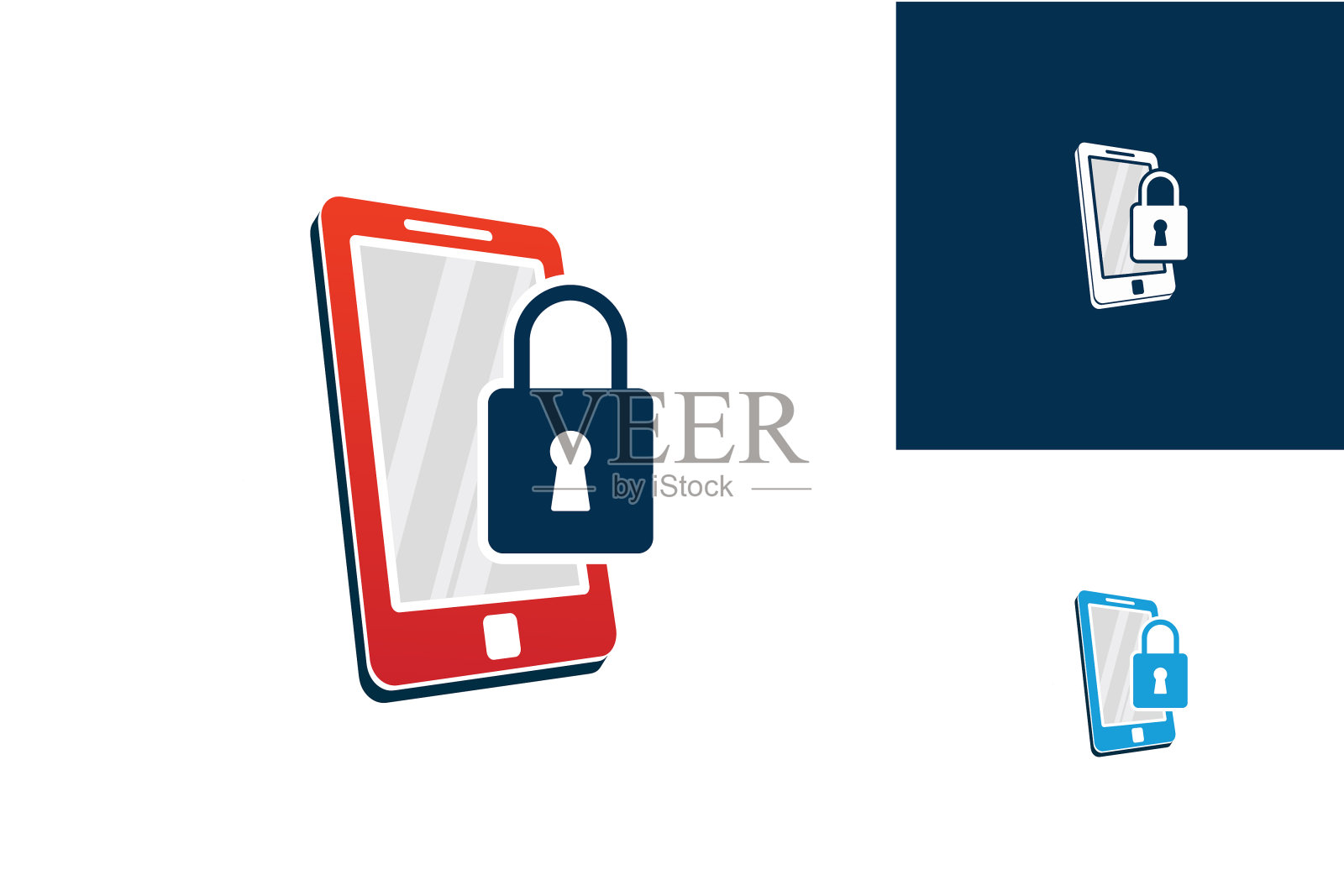 采购产品移动锁标识模板设计矢量,会徽,设计概念,创意符号,图标插画图片素材